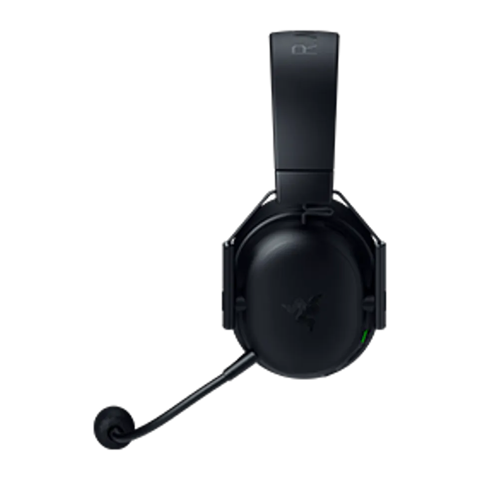 Black Razer BlackShark V3 X HyperSpeed headset with attached boom microphone.