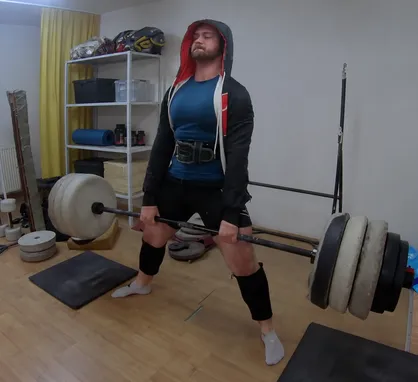Kimmy lifting weights